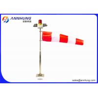 China Red and White Wind Sock Wind Cone for Indicating Heliport Wind Direction factory