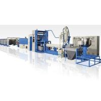China 350kg/H PP Flat Yarn Extrusion Line , PP Woven Bag Making Machine High Speed factory