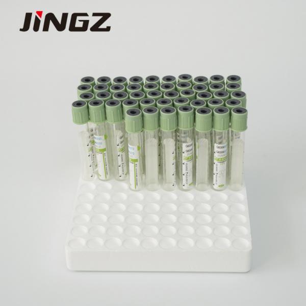 Quality Plastic Blood Sample Collection Tube 13×75mm 4ml Sodium Heparin Vacutainer for sale