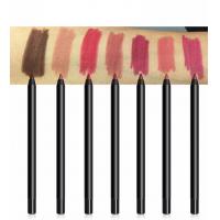 Quality Professional 7 Colors Neutral Lip Liner Pencil Private Label With Plastic Handle for sale