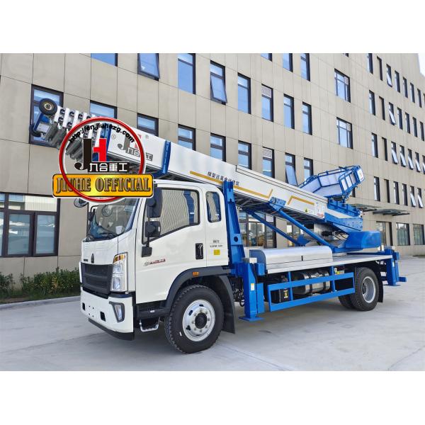 Quality High-Altitude Operation JIUHE 45m Telescopic Ladder Truck Lift New Aerial Work Vehicle Telescopic Ladder Truck for sale