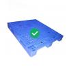 China PE Stackable Heavy Duty Plastic Pallets 1300X1100 Ventilated deck factory
