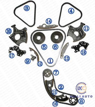 Quality Timing chain kit for AUDI A4 A6 A8 engine BDW BPK 4F2 B7 8ED 8H7 8HE 4FH 4F5 4E for sale