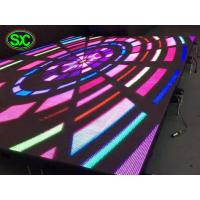 China open stage club dance floor,concert rental full color outdoor p6.25 led dance floor screen factory