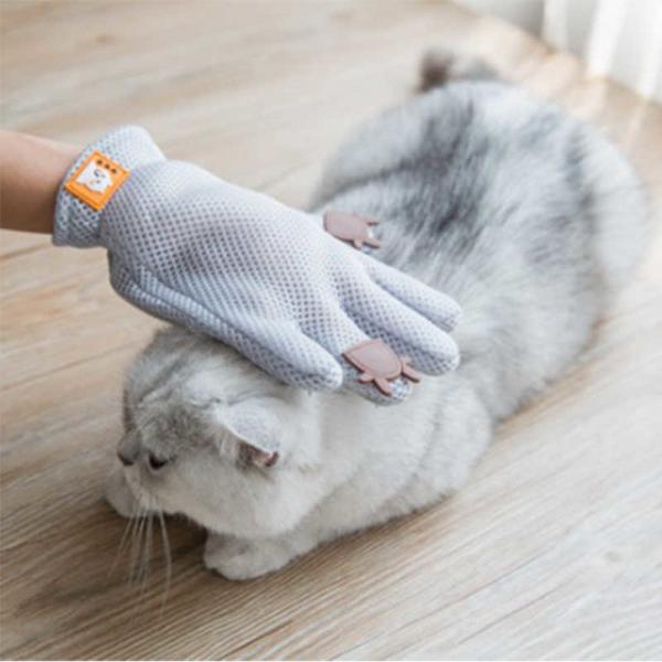 Quality Silicone Pet Glove Hair Deshedding Brush Dog Grooming Tool For Remove Hair for sale