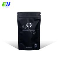 China 250g Matte Black Recyclable Bag biodegradable Window Food Bags factory