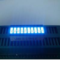 China Ultra Blue Brightest 10 LED Light Bar For Instrument Panel Indicator factory