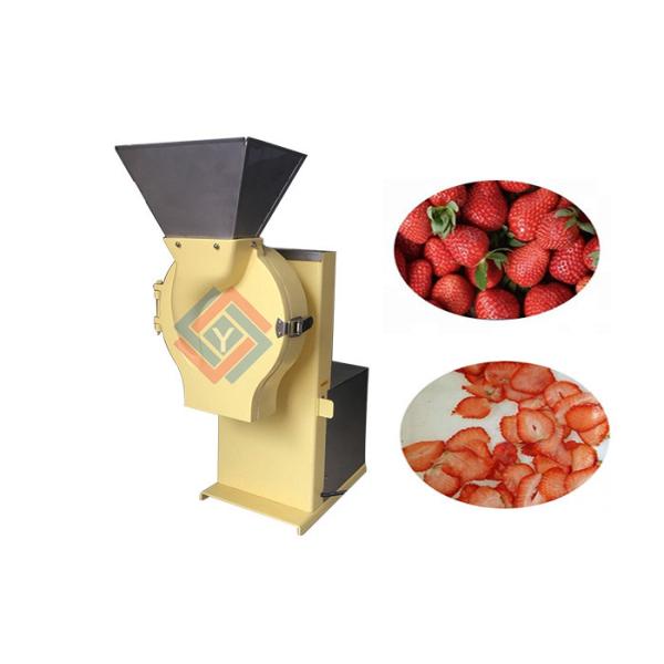 Quality 110V 220V Fruit Processing Equipment Strawberry Banana Slicer 200KG/H for sale