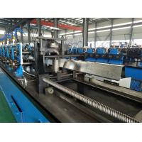 Quality High Speed Hat Omega Purlin Angle Roll Forming Machine 10.6-2.0mm By Chain for sale