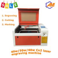 China hot sale 4060 40w/50w/60w wood plexiglass acrylic laser engraving machine co2 laser engrav for sale