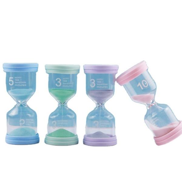 Quality Bathroom Ten Minute Hourglass Sand Timer Blue orange red White Sand Timer for sale