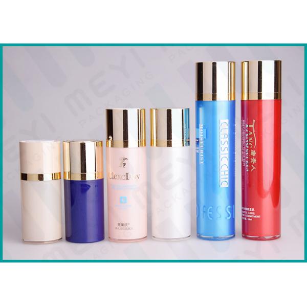 Quality 15ml 30ml 50ml AS Airless Pump Bottle With Golden Airless Pump Up - Down System for sale