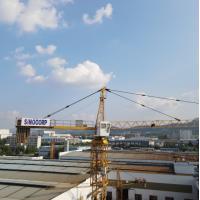 China Sinocorp 10 Ton Tower Crane With 50m Height Jib Length 60m factory