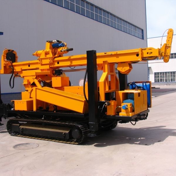 Quality Pneumatic RC Drill Rig DTH Crawler Mounted For 280 Meters Depth for sale