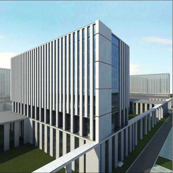 Quality Fashion design Low-E glass building facades double glazed glass curtain wall for sale