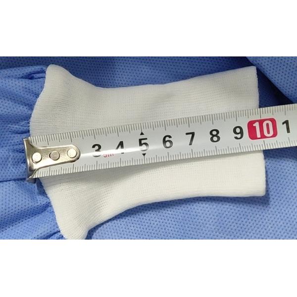 Quality Knitted Cuff Disposable Hospital Gowns , Surgical Gowns Hook Loop Fastener for sale