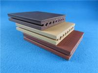 China Hollow Friendly WPC Composite Decking Groove Environmentally WPC Decking factory