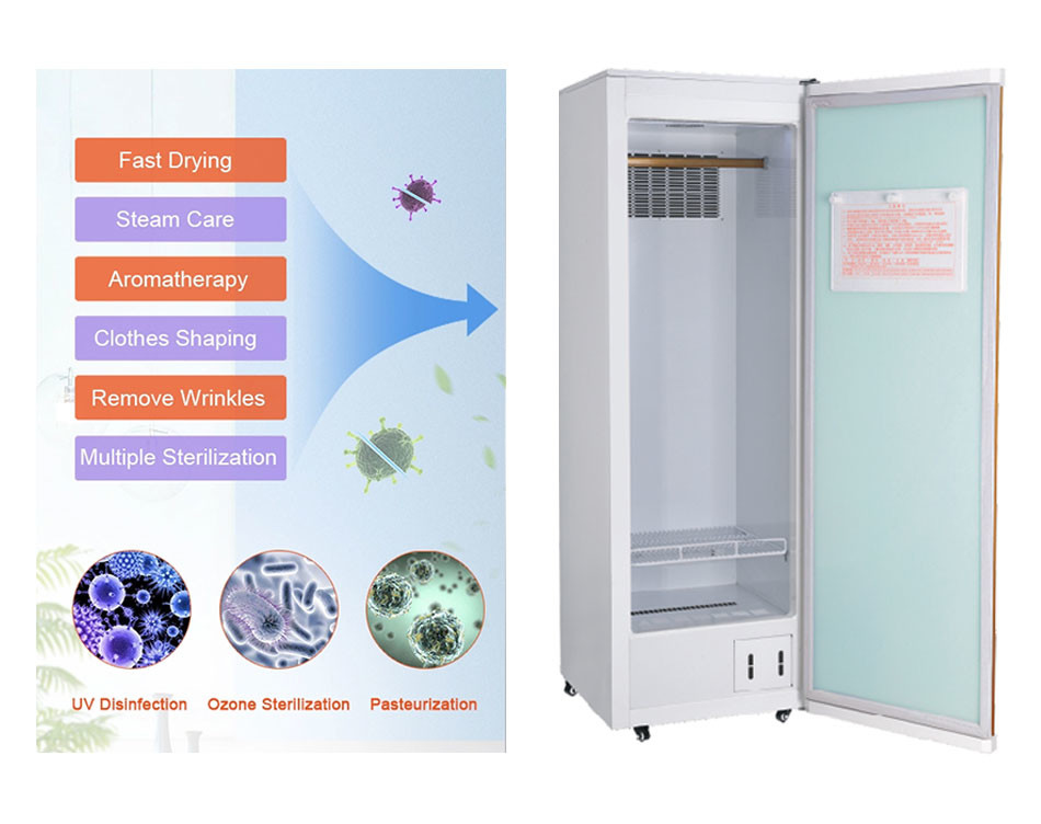China UV Sterilization Electric Closet Type Clothes Dryer Machine PTC Heating Wifi App Control factory