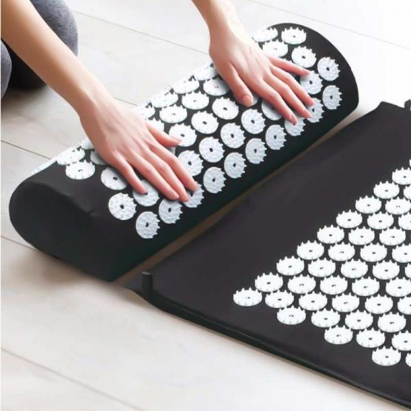 Quality Lotus Acupressure Massage Mat Anti Stress Needle Massager With Pillow for sale