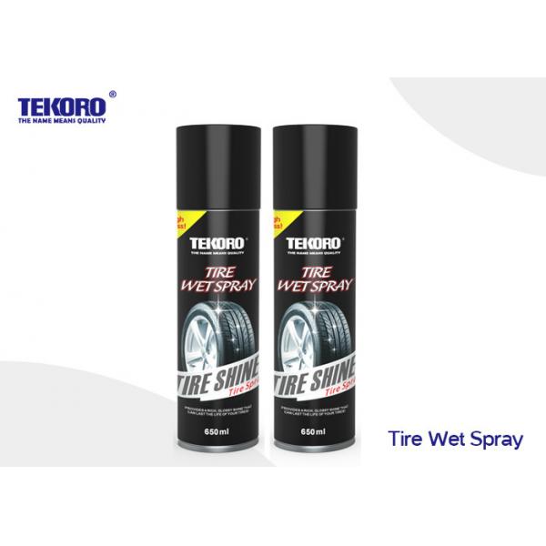 Quality Tire Wet Spray / Car Care Spray For Revealing High Level Deep Black Shine for sale