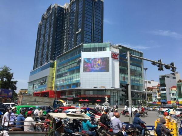 Full Color P6.67 Outdoor Fixed LED Video Display for Advertising , wall movie show 0