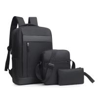 China Black ODM Unisex Backpack Sets Business 3 In 1 Laptop Backpack Set  School for sale