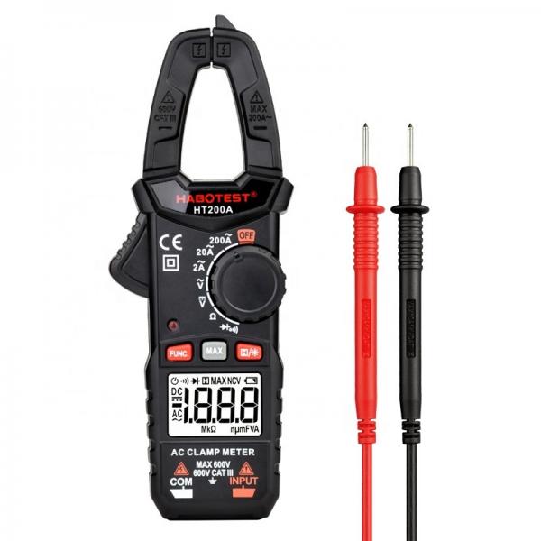 Quality HT200A Digital Clamp Meters , 2000 Counts Multimeter Clamp Tester for sale