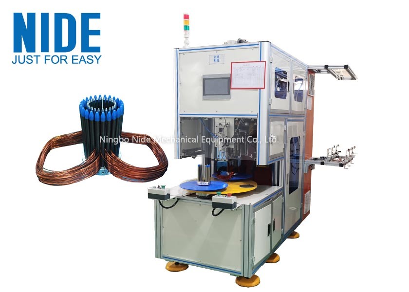 China CCC Automatic Stator Winding Machine For Electric Ac Traction Motor factory