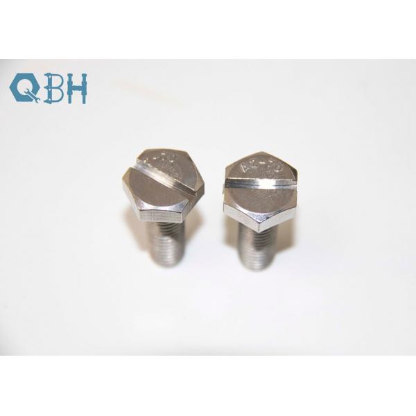 Quality Non-standard metric Hexagon slotted bolts stainless steel 304 316 A2 A4 for sale