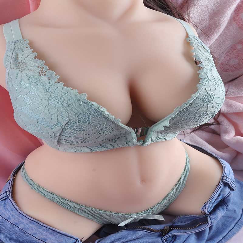 China 43cm Realistic Sex Doll Artifical Male Massager Female Half Size Doll factory