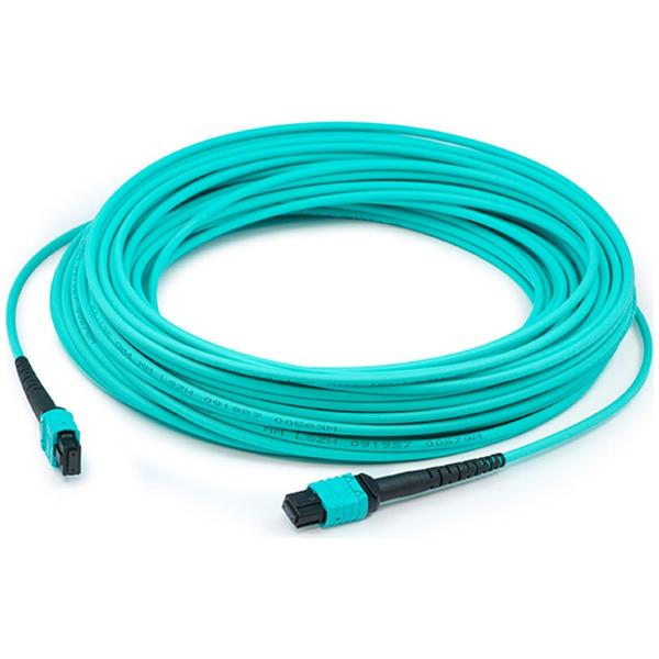 Quality 20ft Armored Cable MPO MTP Indoor 12 Core Multimode Fiber Optic Cable High Density for sale