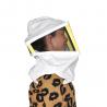 China Square Beekeeping Protective Clothing Metal Veil Beekeeper Hat factory