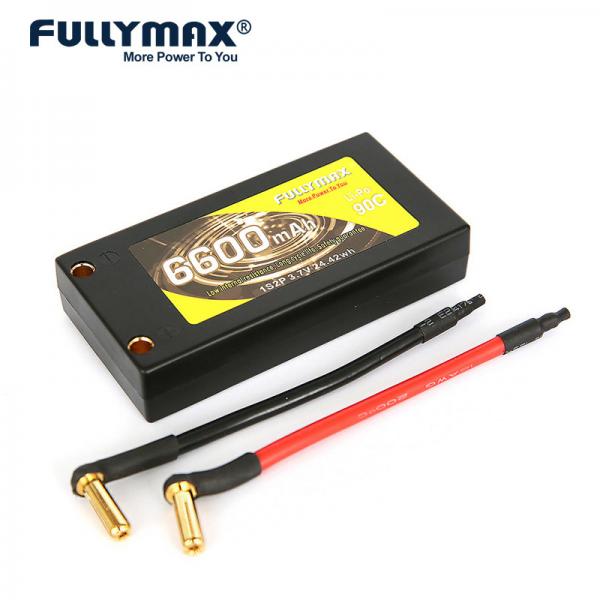 Quality 1S Lipo Battery 3.7V 90C 6600mAh Airplane Model Boat Battery Packs Fullymax for sale