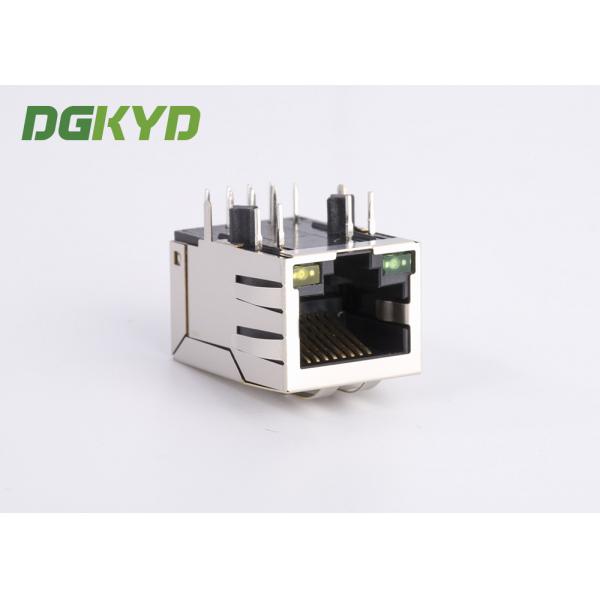 Quality Industrial Panel Mount modular jack cat6 rj45 with Internal Magnetics , for sale