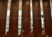 China Folding Door Movable Partition Walls , Vinyl Partition Wall For Meeting Room factory