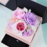 China Eternal flower jewelry box for teachers' day gifts real preserved flower box drawer boxes  Valentine's Day gift factory