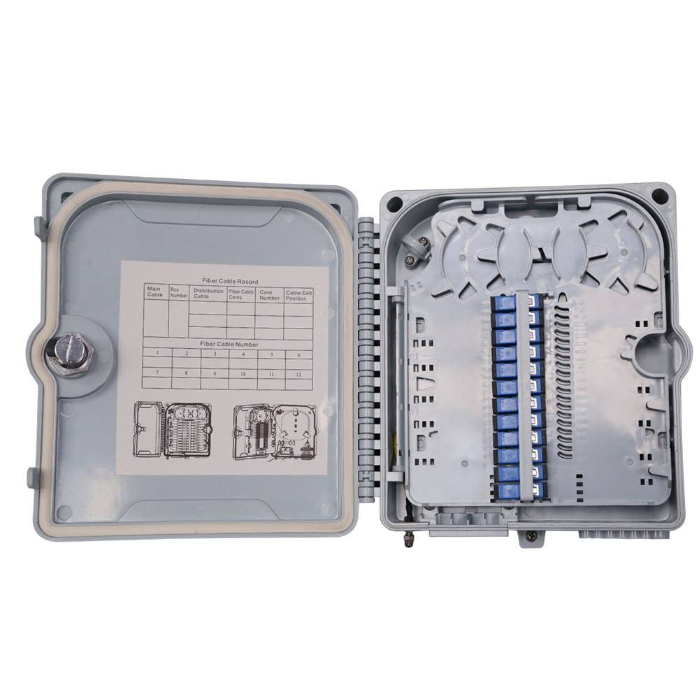 China Outdoor Fiber Optic Distribution Box ABS Plastic Material Insulation Resistant factory