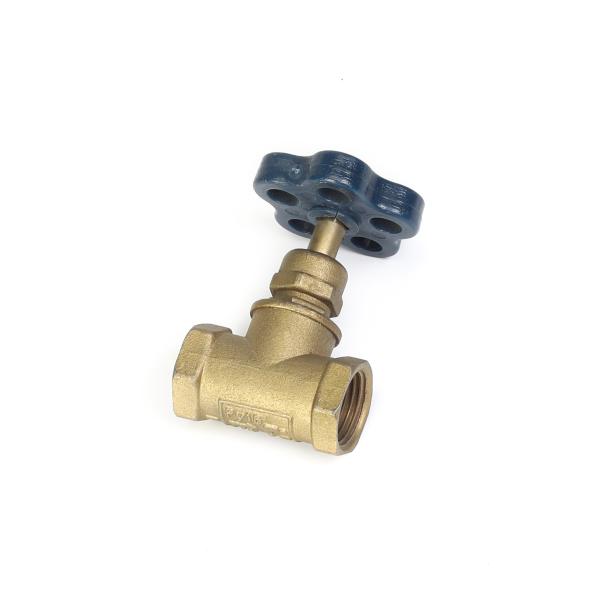 Quality Cross Butt Welding Oblique DN20 Brass Stop Valve Abrasion Proof for sale