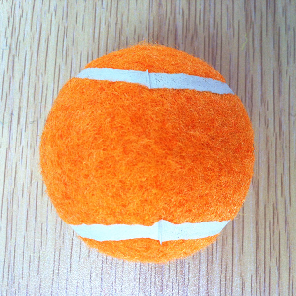 China orange  ball dog toy factory