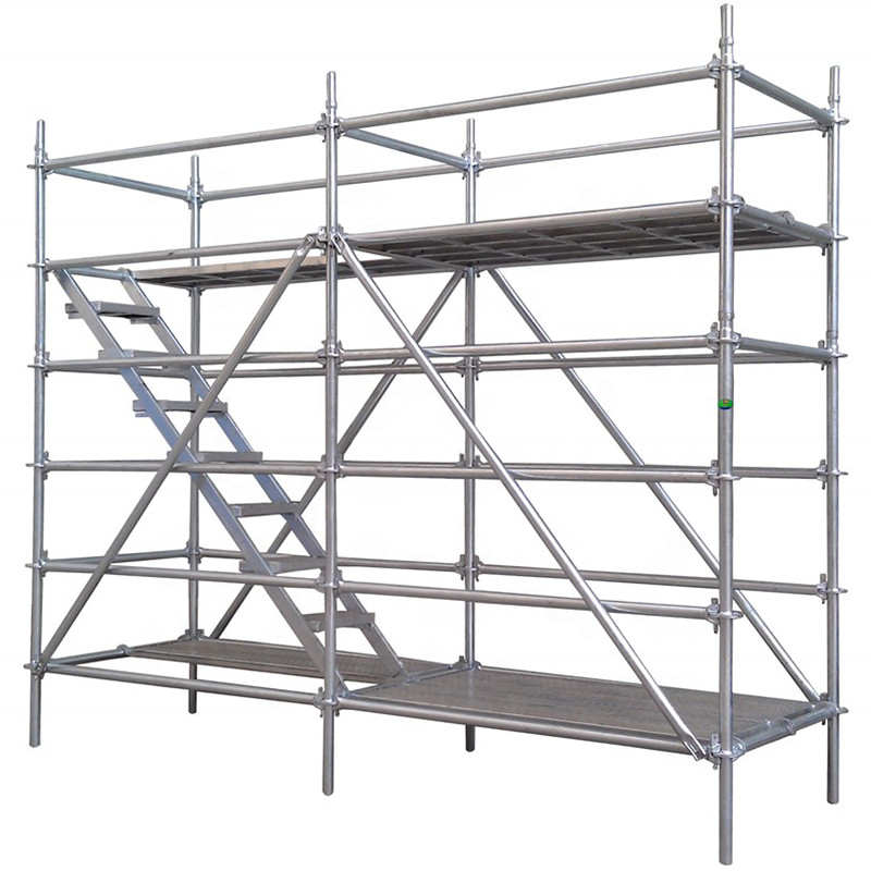 China Ring Lock Mobile Steel Scaffolding for Construction Concert factory