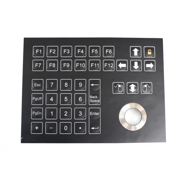 Quality Omron Switch Industrial Membrane Keypad IP67 800DPI Dynamic Optical Trackball for sale