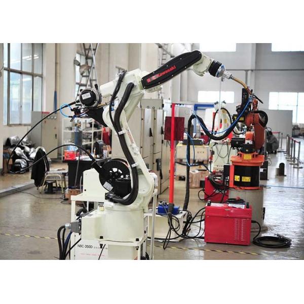 Quality Stainless Steel Robotic Automation Systems , Auto Exhaust Pipe Robotic Arm Welding Machine for sale