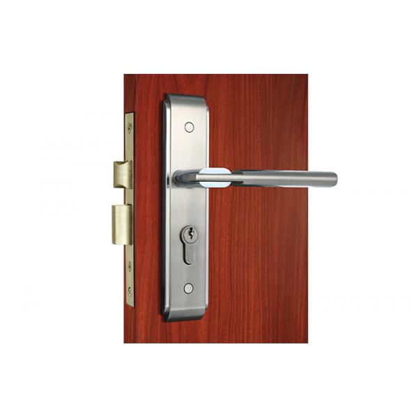 Quality High Safety Handle Mortise Door Lock Stain Nickel Popular Style for sale