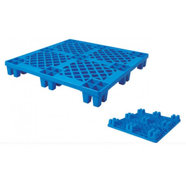 Quality Heavy Duty Euro HDPE Large Stackable Plastic Pallet Reversible Double Sides for sale