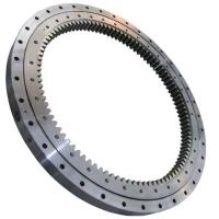 China Heavy Duty Construction Excavator Mining Crane Slew Ring Drive Gearbox Slewing Bearing factory