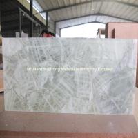 China White Rock Crystal Semiprecious Stone Slabs factory