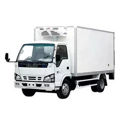 Quality Seafood Small Refrigerator Box Truck 130hp 95km/h Manual Transmission for sale