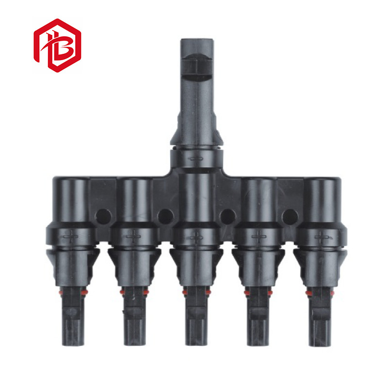 China Custom T Branch Solar Panel PV Connectors MC 4 1 to 2 3 Photovoltaic DC Conector factory