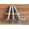Quality Galvanized Steel Rock Wool Insulation Anchor pins With 35mm Round Washer Base for sale