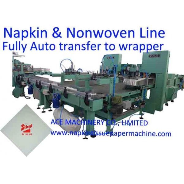 Quality 2000 Sheet/Min Cocktail Tissue Napkin Production Line for sale